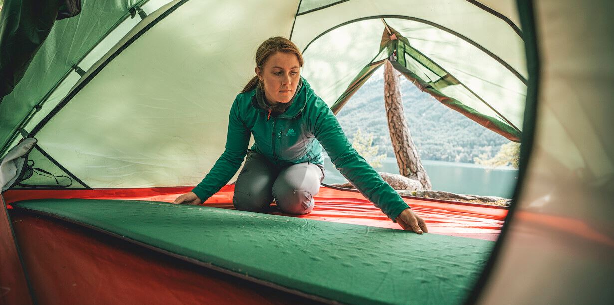 ROBENS Campground Mummy - green - mata samopompująca - zielona